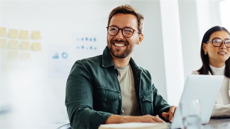 happy worker